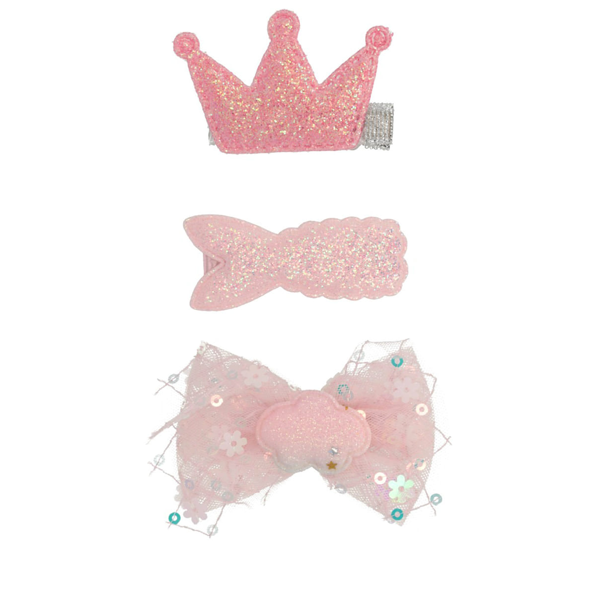 Set De 3 Clips À Becs – Rose