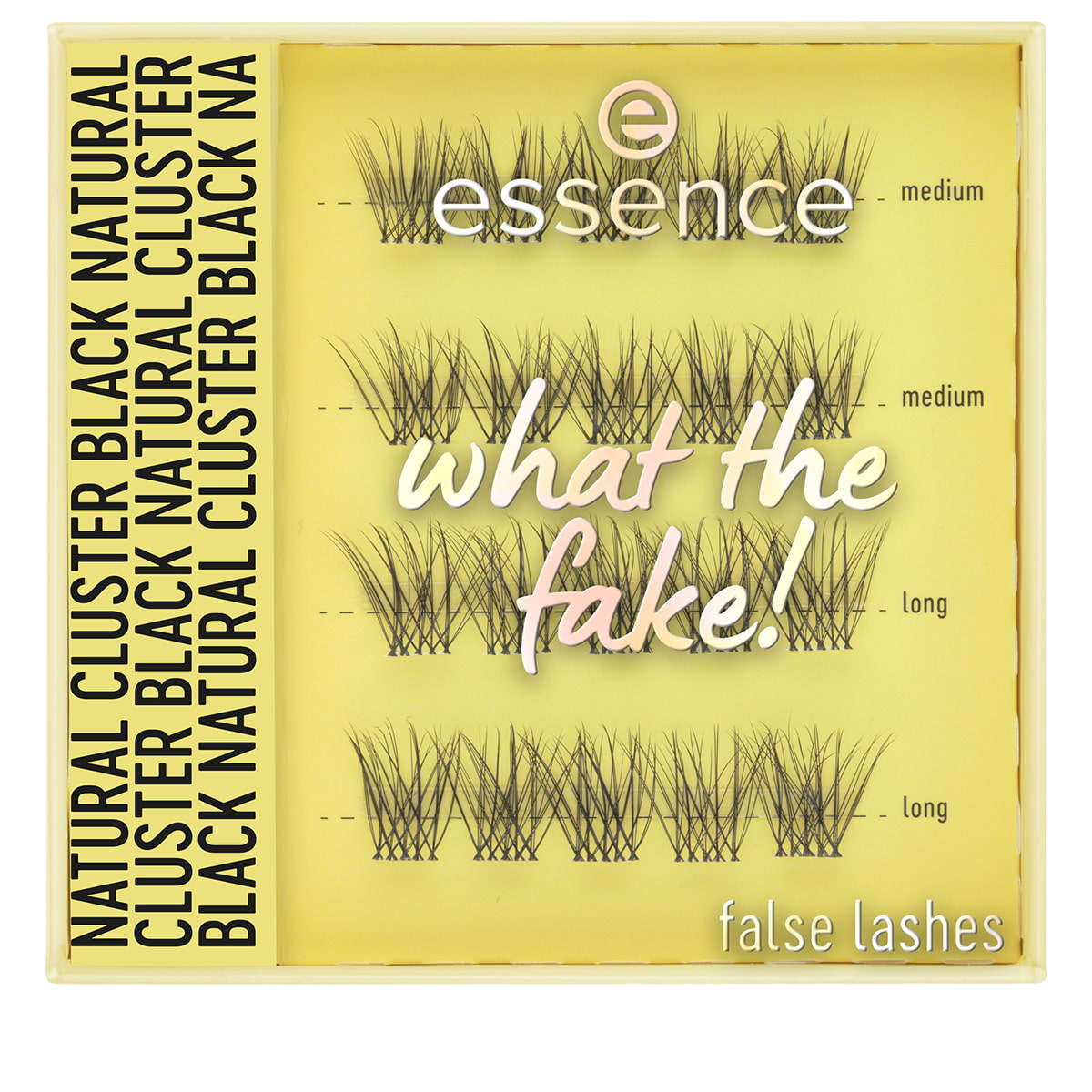 What The Fake! False Lashes - 06 Natural Cluster Black