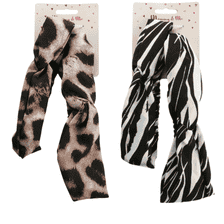 Hair Bands - black, white and brown, beige