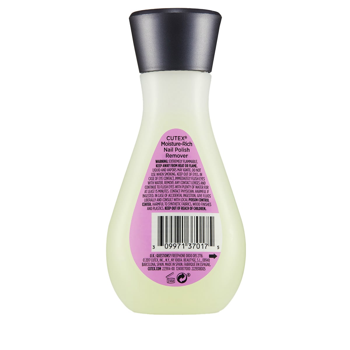 Moisture Rich Nail Polish Remover 