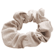 Leather Scrunchie Cream