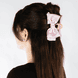 Pince À Cheveux Avec Perles Et Pince À Cheveux Avec Noeud - rose