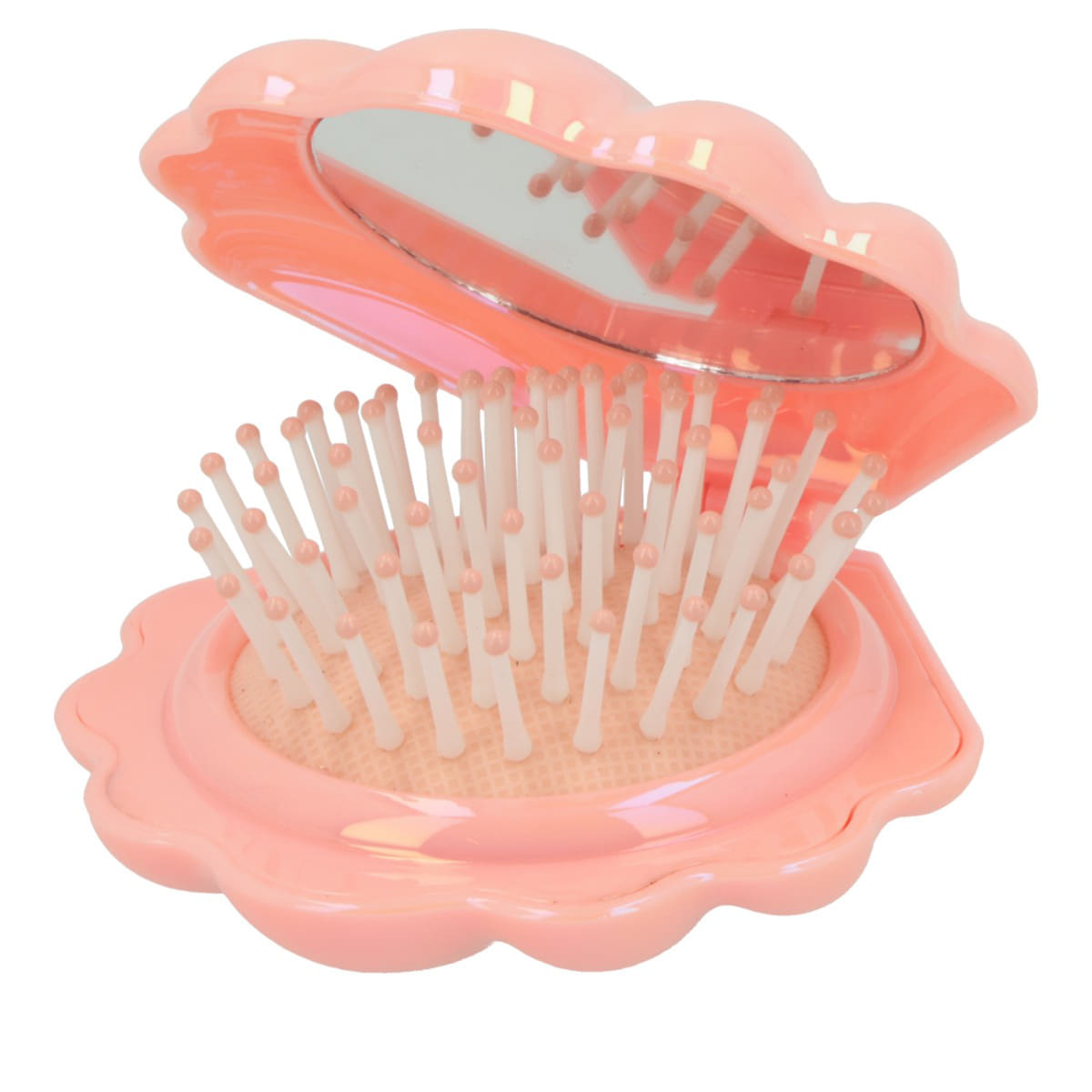 Set De Brosses À Cheveux Coquillage - Rose