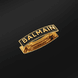 Gold Plated Barrette Medium Logo
