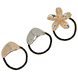 Hair Tie Set - Silver, Gold