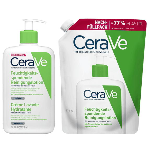 Lotion Nettoyante Hydratante Duo de Recharge