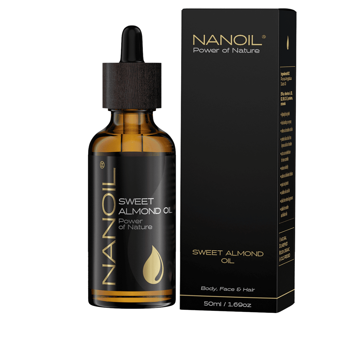 Almond Oil for Hair, Body, Face and Nails