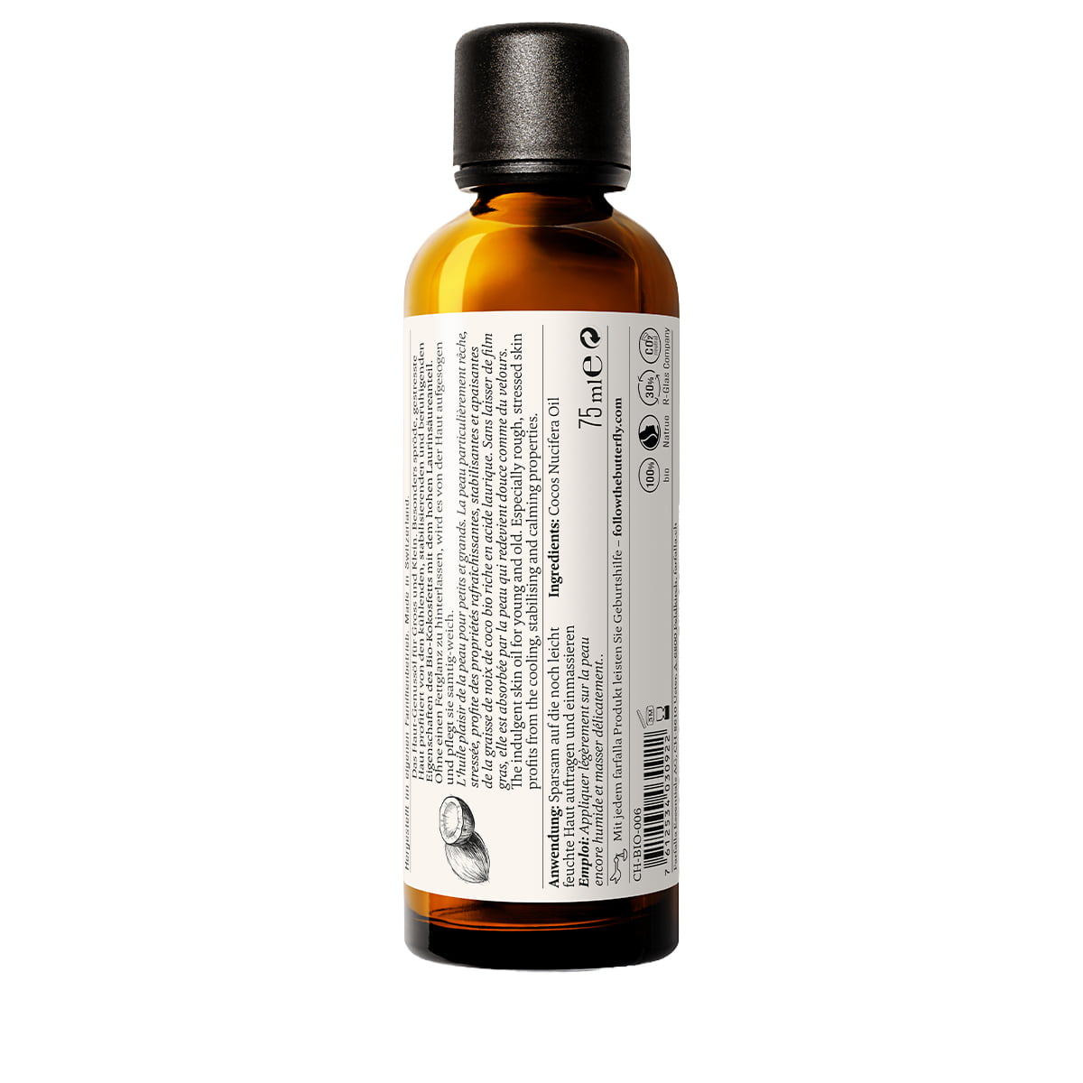 Huile de soin bio de coco