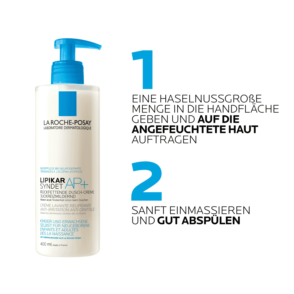 Syndet AP+ - Moisturising shower cream for very dry skin
