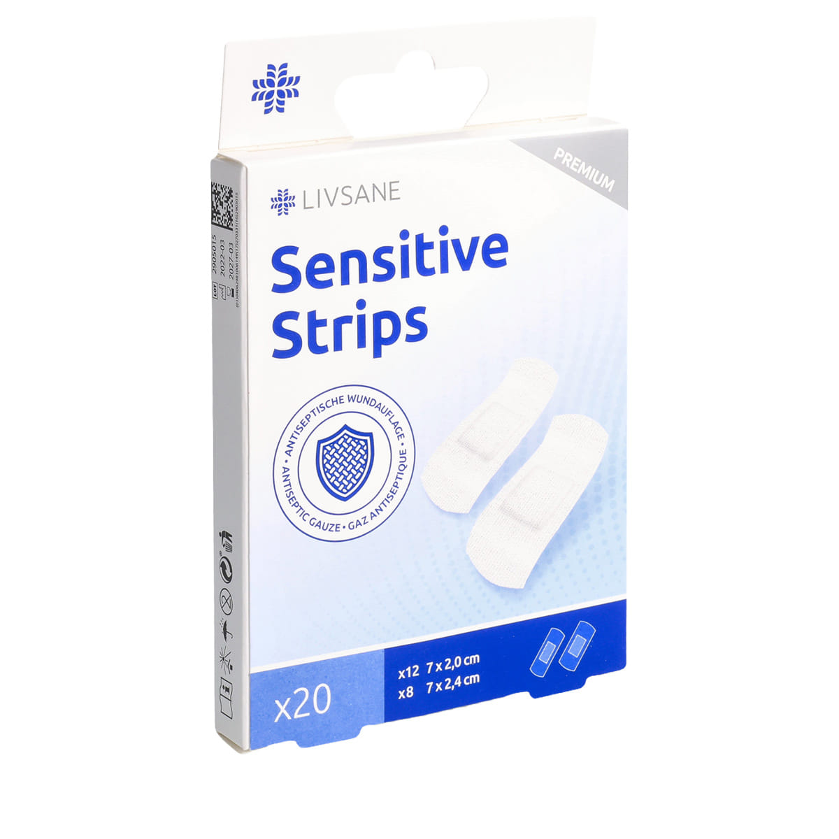 Premium Sensitive Pflaster Strips - 20 Stk.