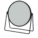 Make-up Mirror - black, x1 and x5