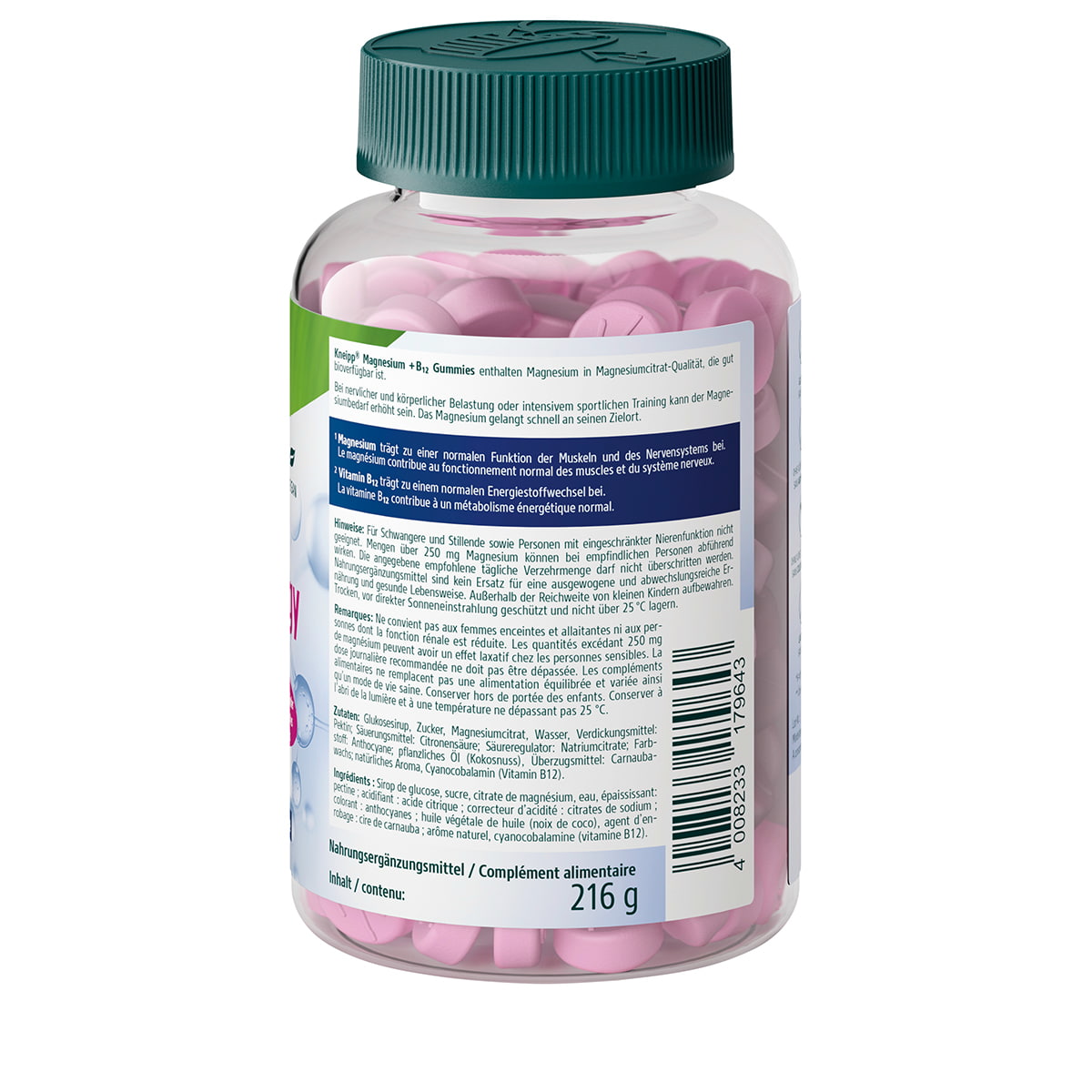 Magnesium + B12 Energie - 60 Gummies