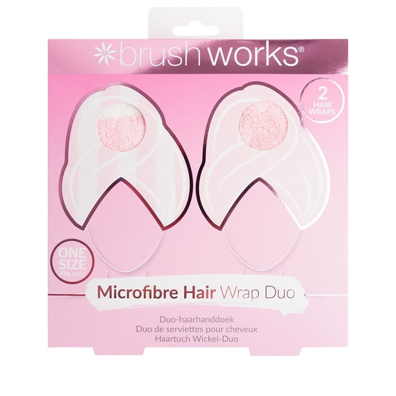 Microfibre Hair Towel Wrap - 2 Pack