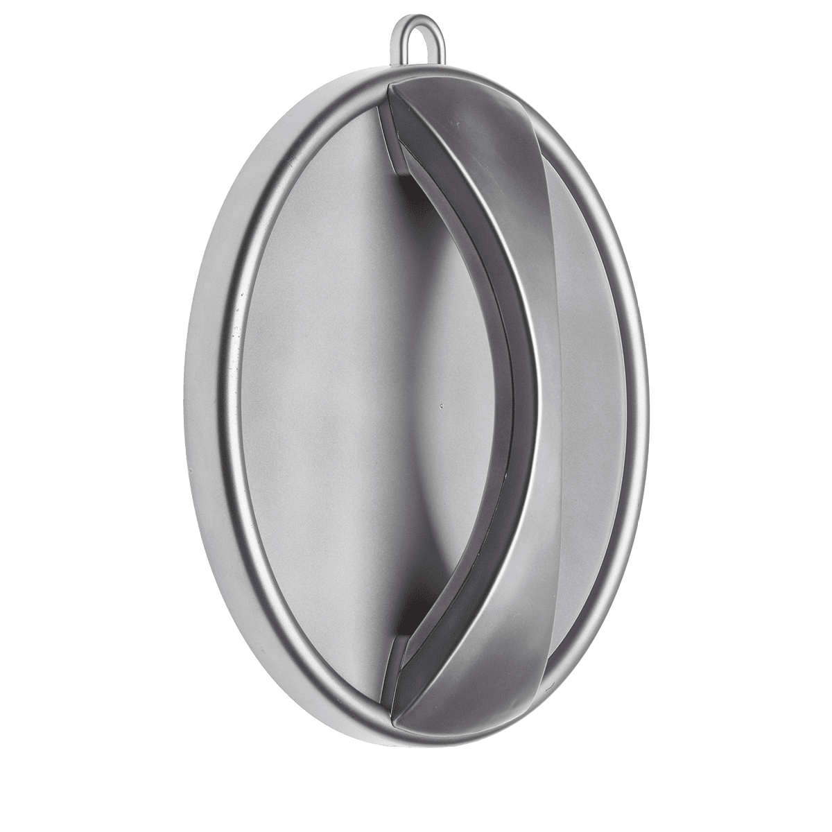 Miroir à main avec support en argent