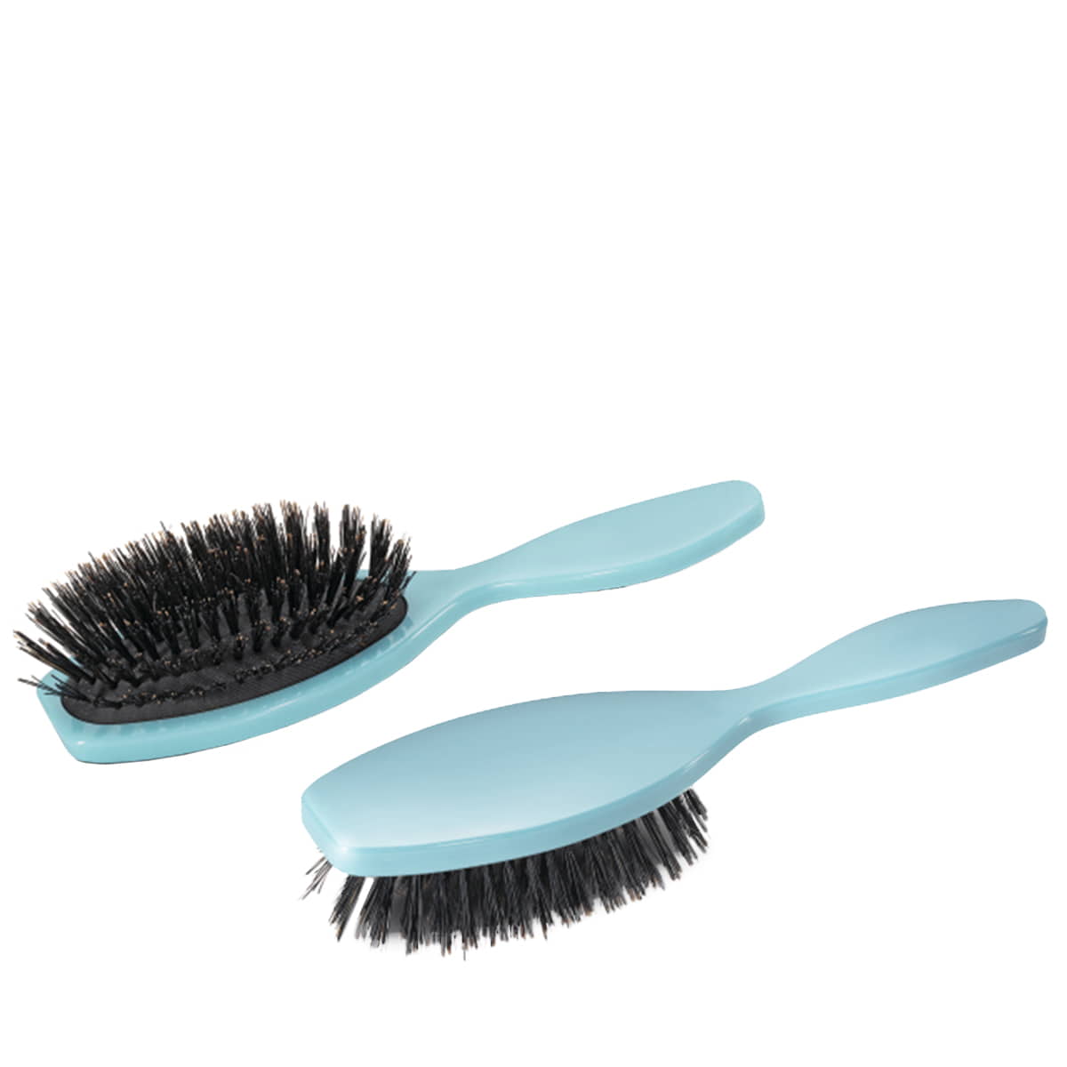 Spazzola per Capelli Basic Brilliance & Shine - rotondo Spazzola in Setole di Cinghiale
