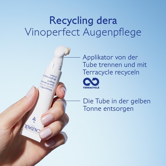 Aufhellende Augenpflege