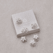 Riccioli con perle bianche e strass