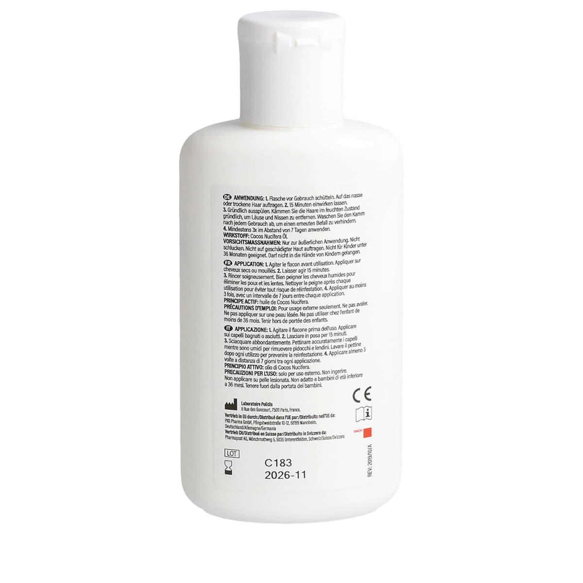 Shampoo anti-poux et lentes 100 % naturel