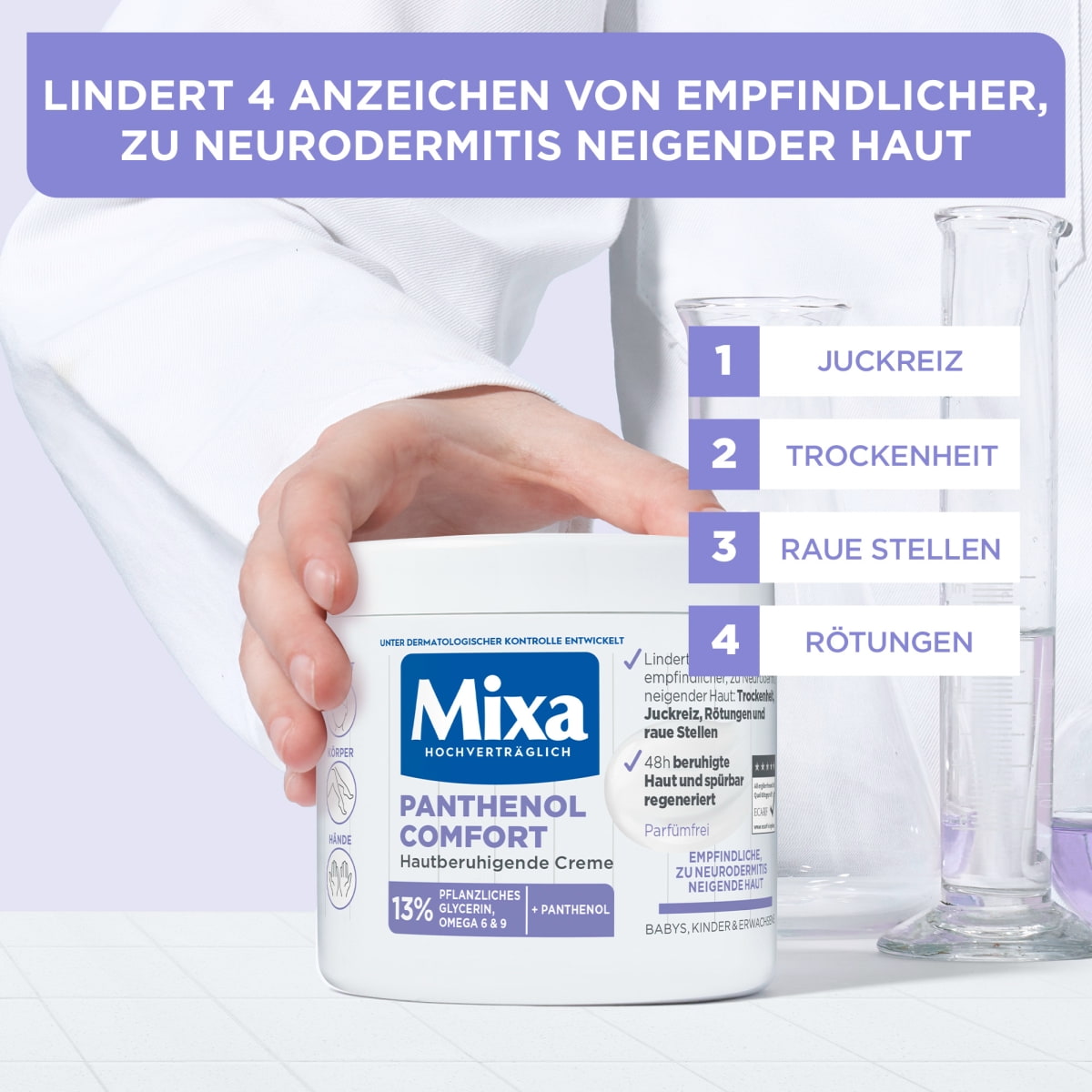 Hautberuhigende Creme