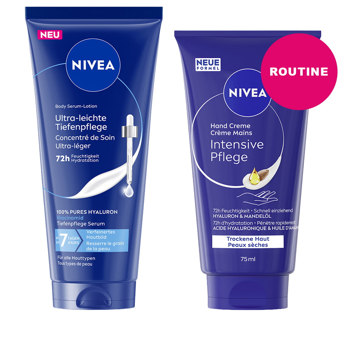 Duo de soins nourrissants pour le corps et les mains