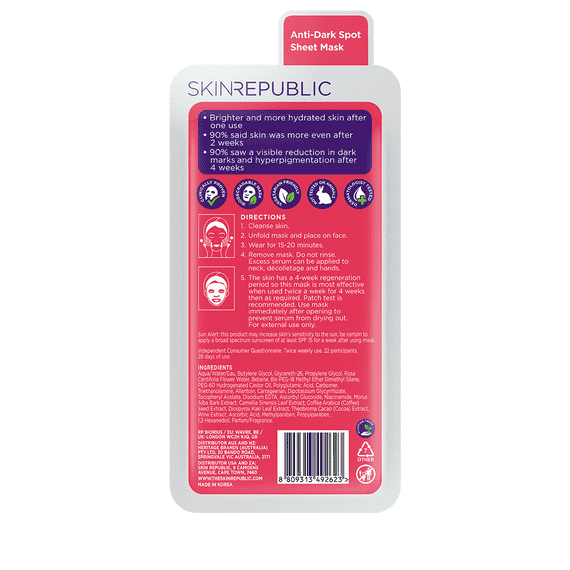 Masque Visage Éclaircissant Vitamine C