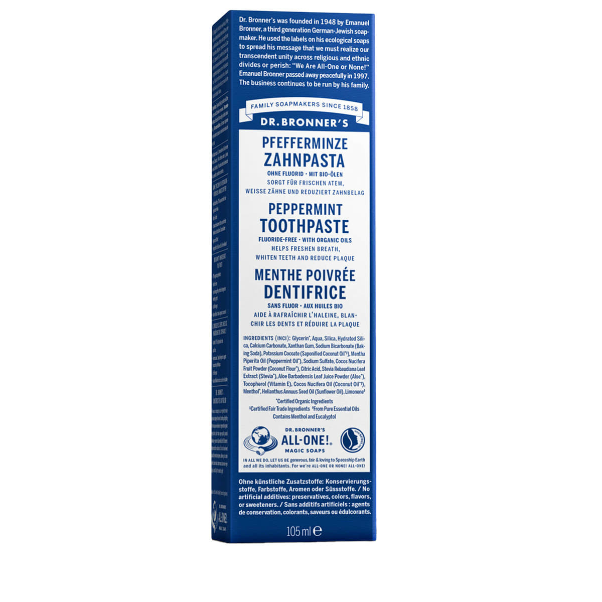Fluoride-Free Toothpaste - Peppermint