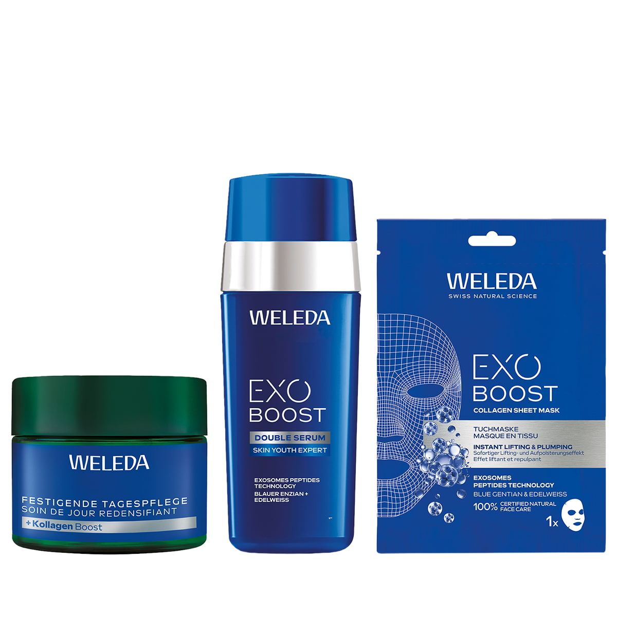 Set Genziana blu & Edelweiss