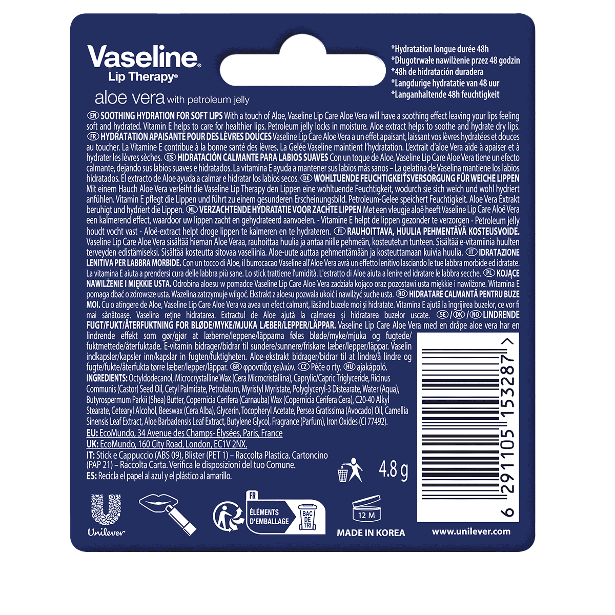 Lip Stick Aloe Vera