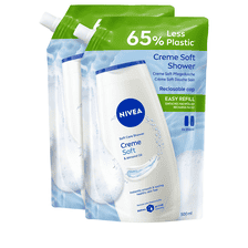 Pflegedusche Creme Soft Refill Duo