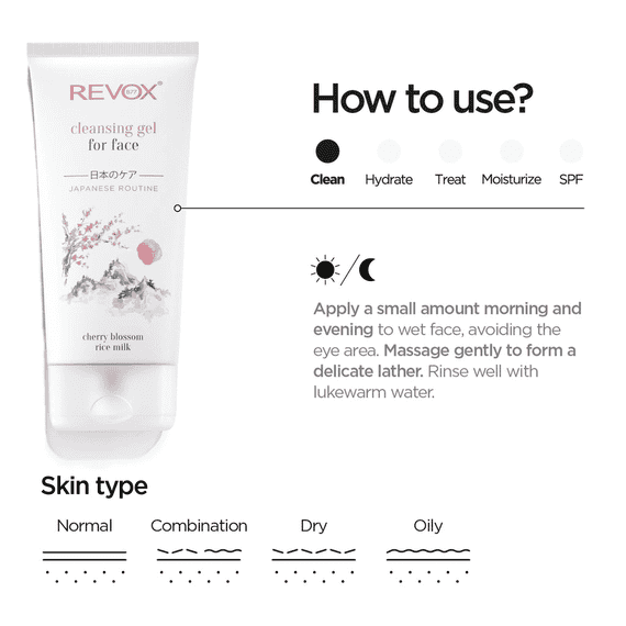 Japanese Routine  Cleansing Gel For Face