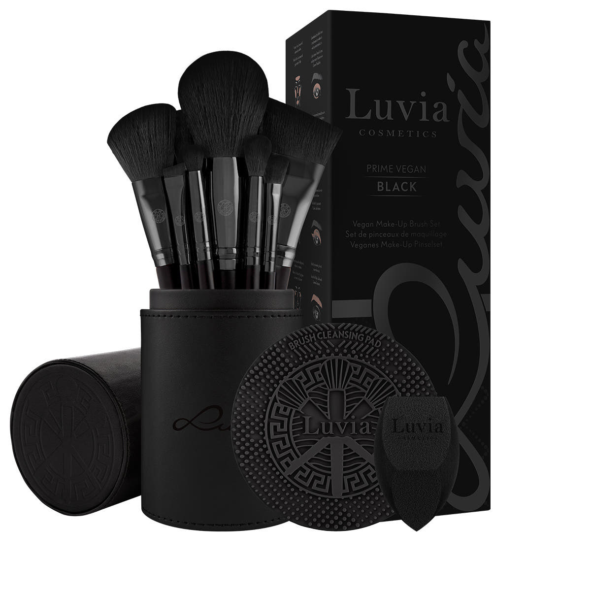 Prime Vegan Pro Brush Set - Black