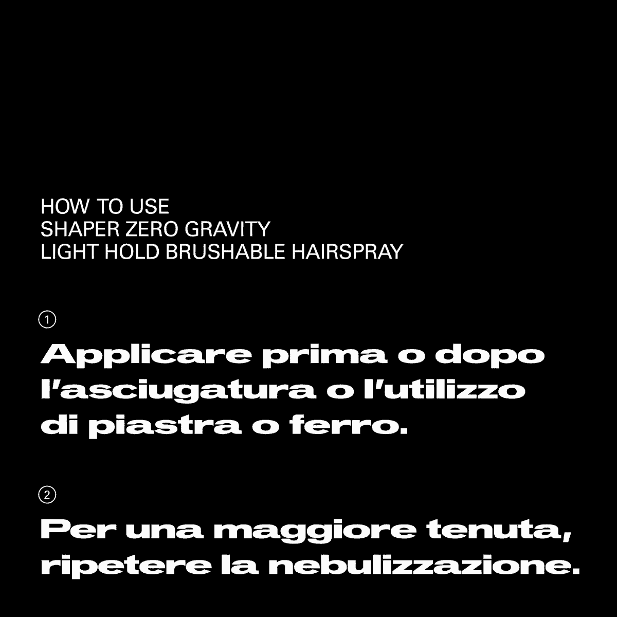 Light Hold Hairspray