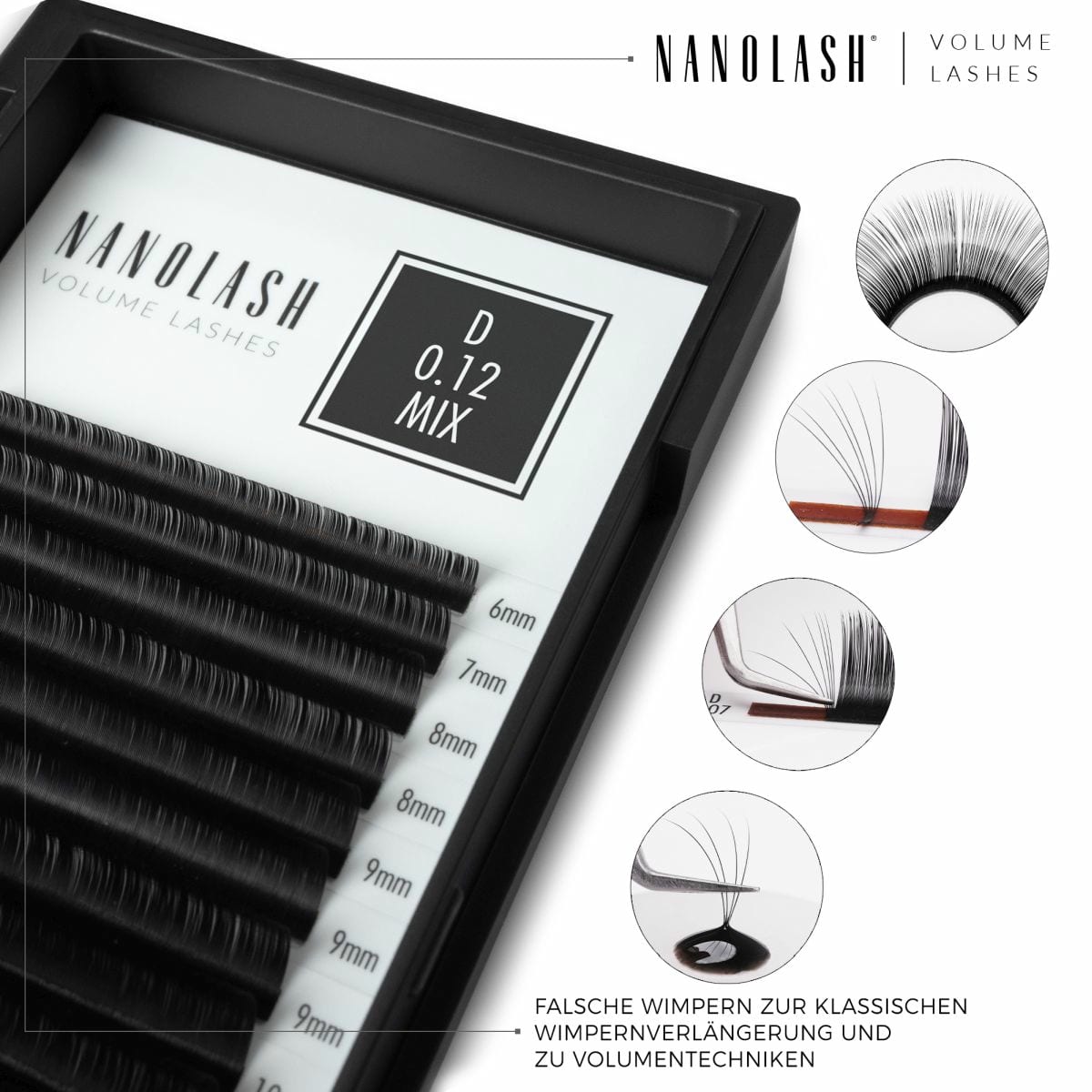 Volume Lashes 0.05 C 6-13 mm