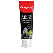 Natural Extracts Organic Whitening Charcoal & Mint Dentifricio