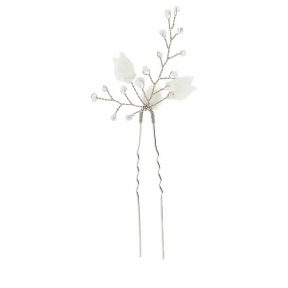 Épingles À Cheveux Fines Avec Fleurs