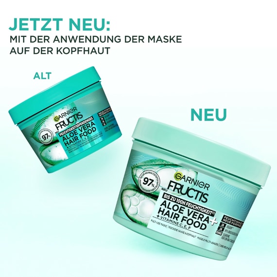 Feuchtigkeitsspendes Aloe Vera Hair Food 3in1 Maske