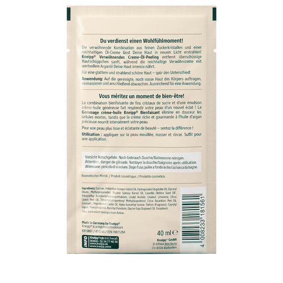Pampering Cream-Oil Peeling