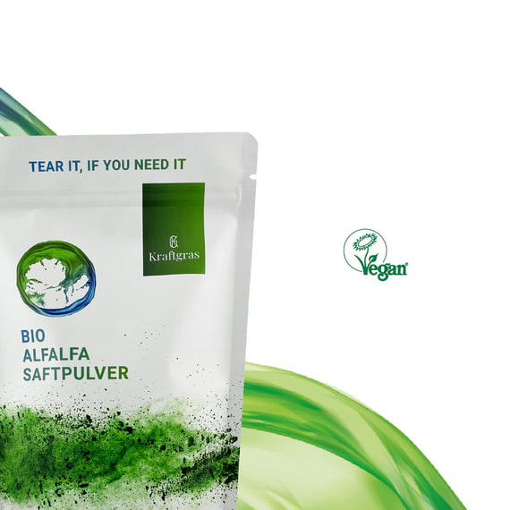 Succo in Polvere di Alfalfa (Erba Medica) Bio