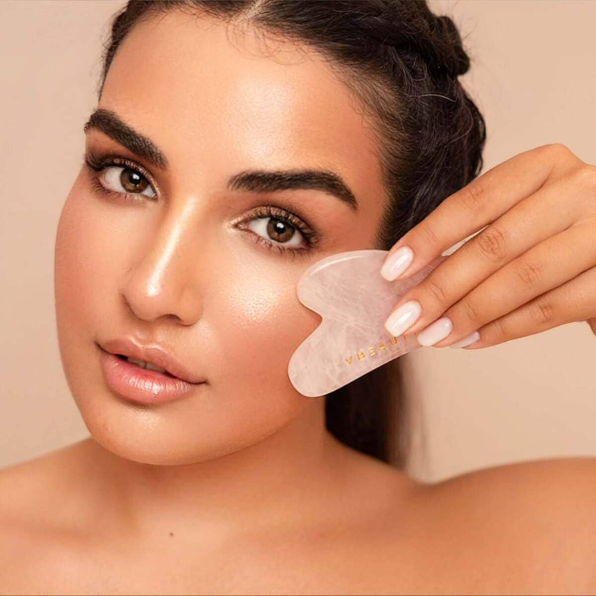 Gua Sha Quartz Rose