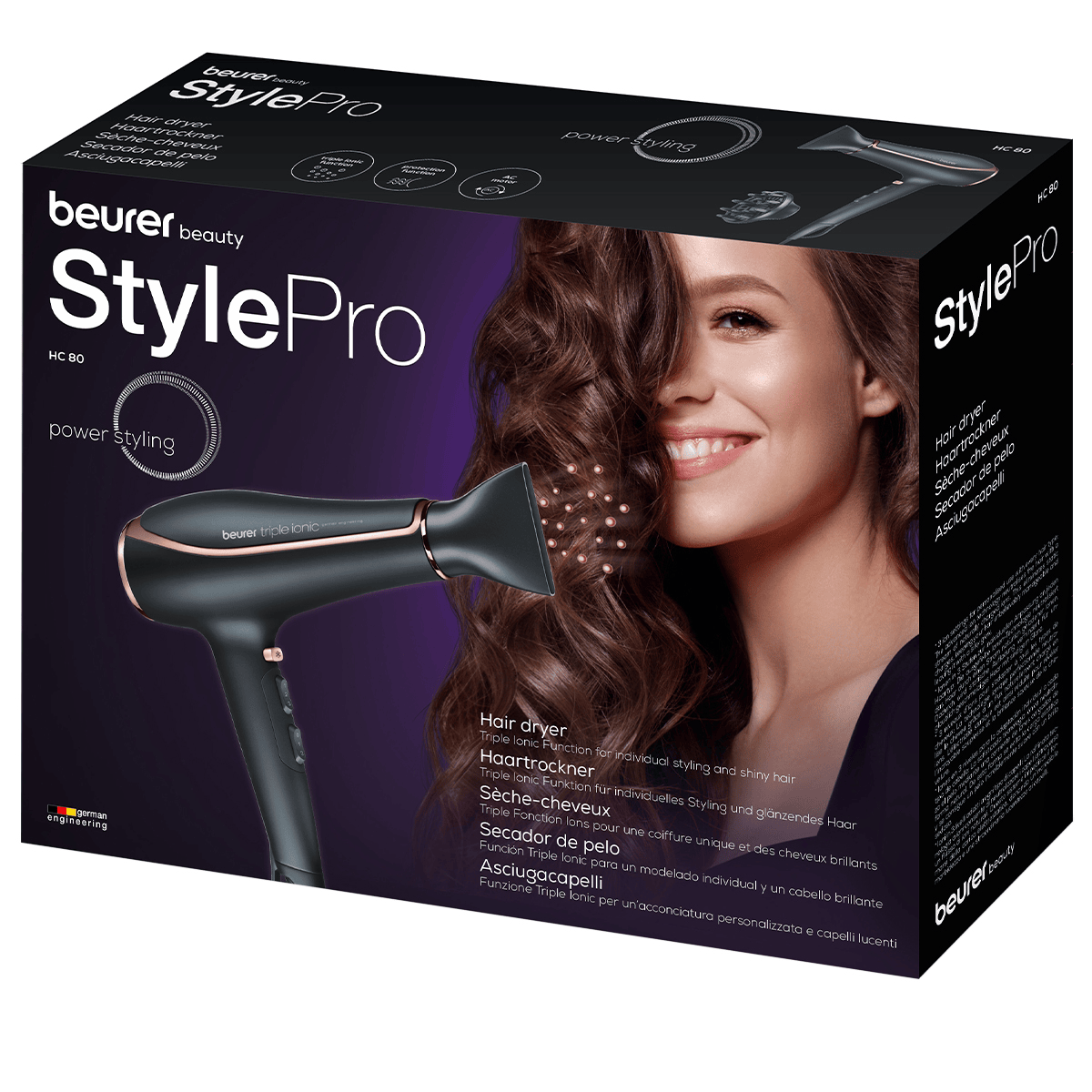 Sèche-Cheveux avec Triple Ionic HC 80
