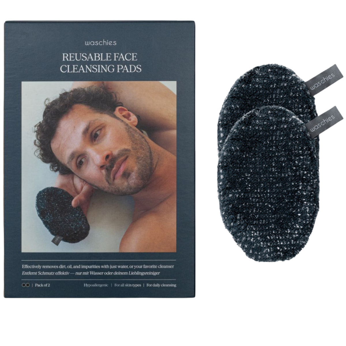 Wiederverwendbare Reinigungspads 2er Set