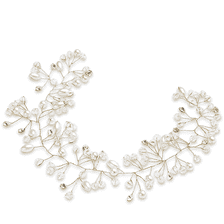 Haarschmuck mit Perlen und Strass im Bohemian &Vintage Stil
