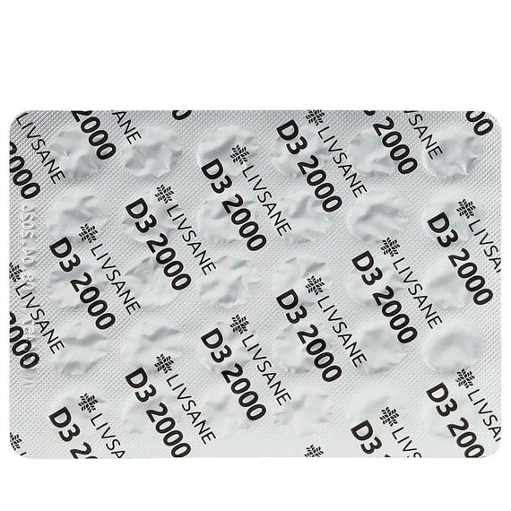 Vitamine D3 2000 - 60 gélules molles