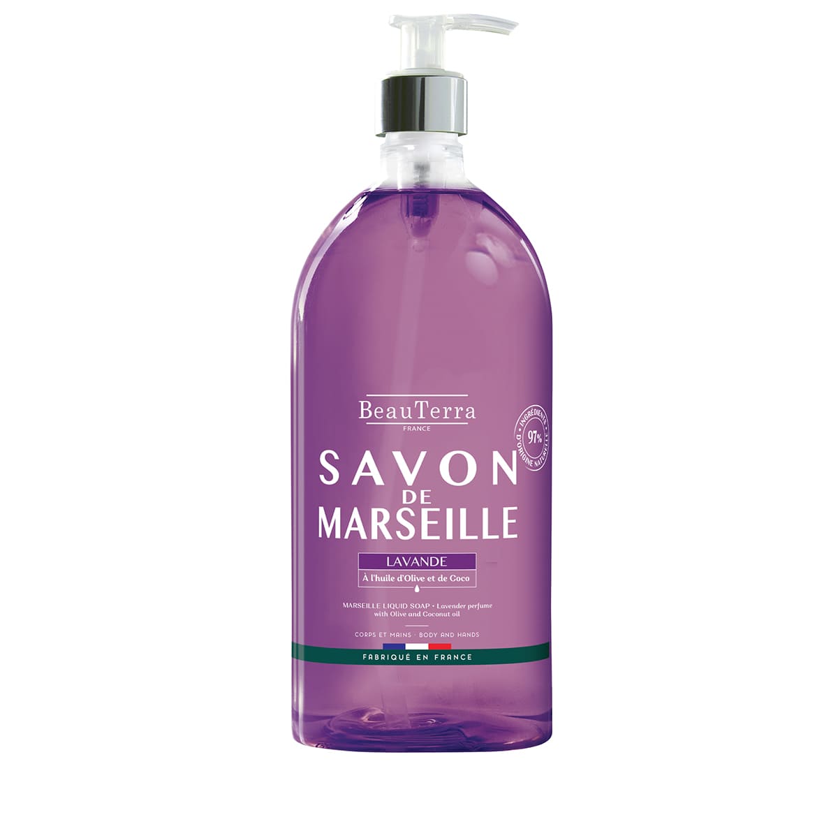 Savon liquide de Marseille à la lavande fl
