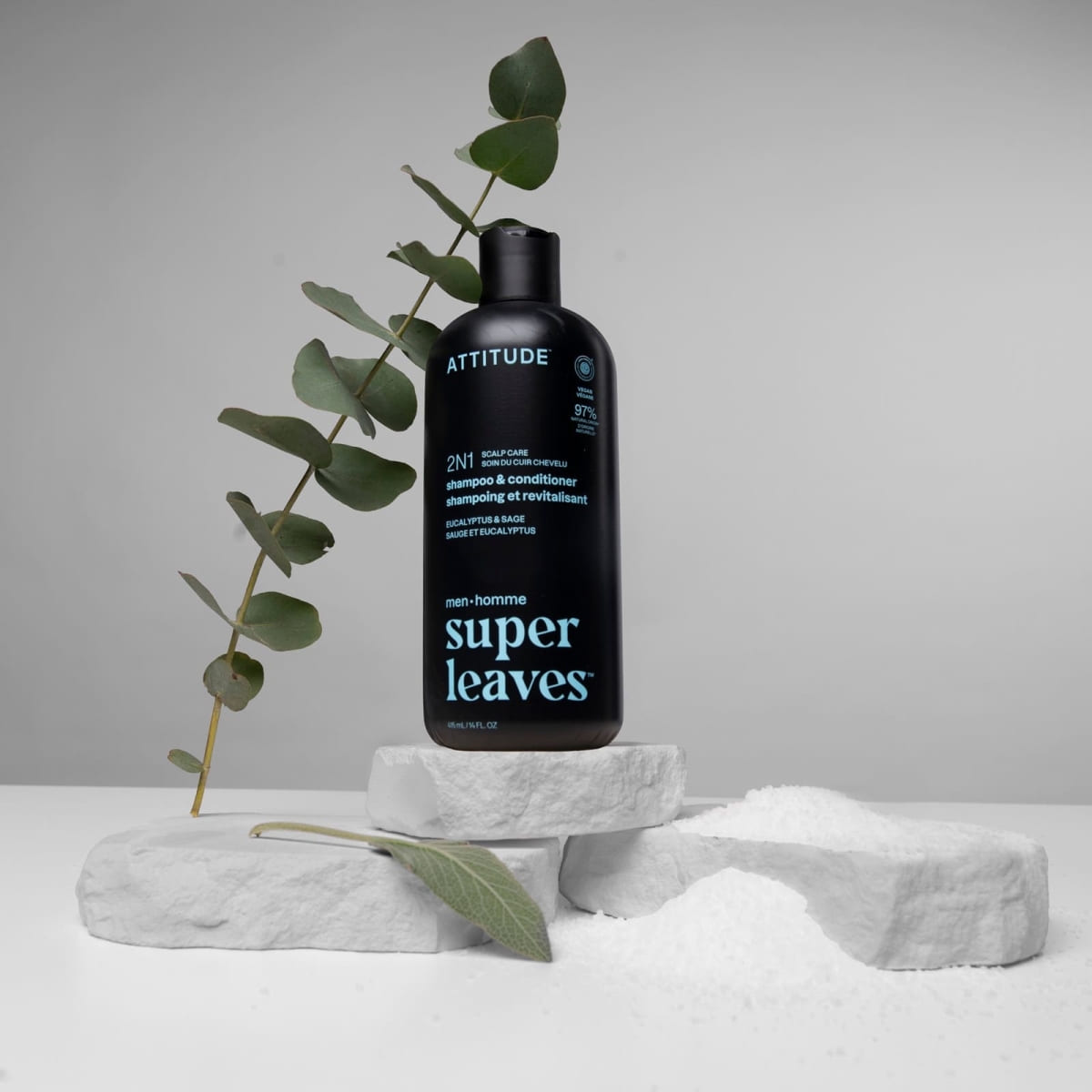 Shampoo & balsamo 2 in 1 cura del cuoio capelluto eucalipto & salvia