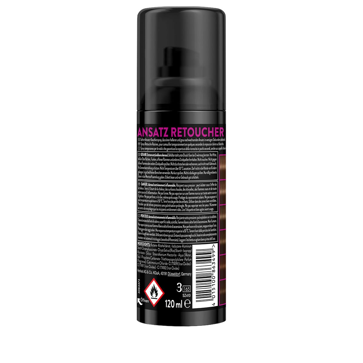 Ansatz Retoucher Haarfarbe