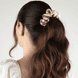 Scrunchie In Satin Effetto Serpente - Rosé