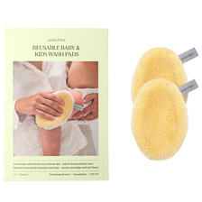 Baby Wash Pads - Pastel Yellow Set of 2