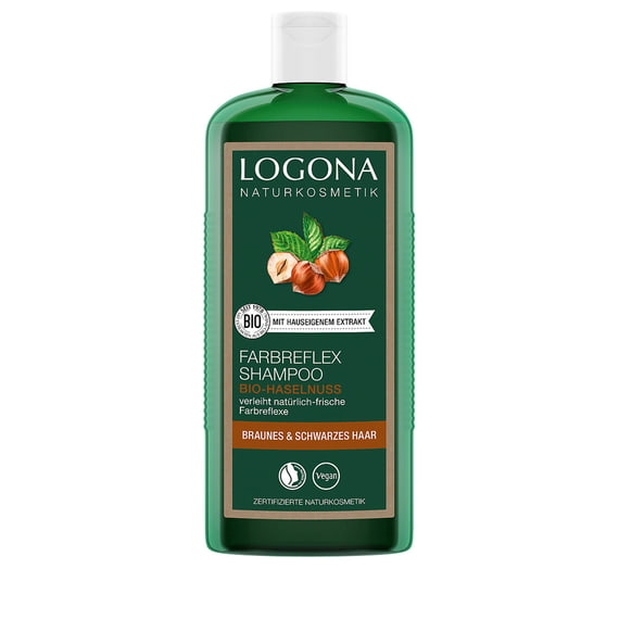 Colour Reflex Shampoo Nocciola Biologico - marrone-nero