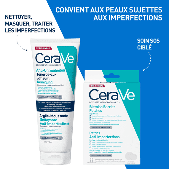 Nettoyant 3-en-1 argile à mousse